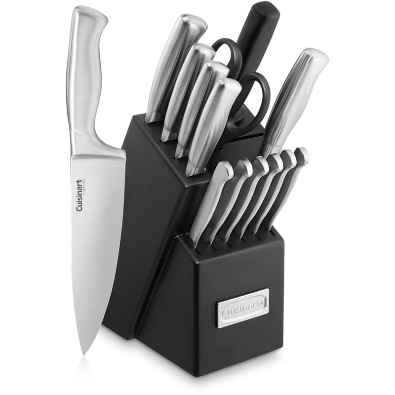 White Kitchen Knives cuisinart 15 piece stainless steel hollow handle knife block set White Kitchen Knives cuisinart 15 piece stainless steel hollow handle knife block set
