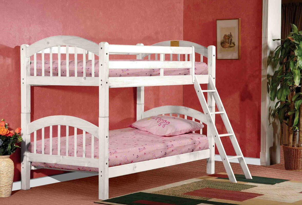 InRoom Designs Twin over Twin Bunk Bed & Reviews | Wayfair