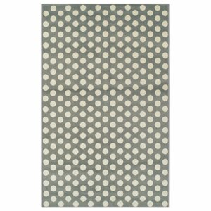 Bernard Dot Gray Area Rug