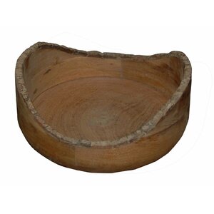 Organic Uneven Sheesham Wood Serving Bowl