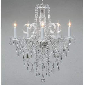 Swarovski 5-Light Crystal Chandelier