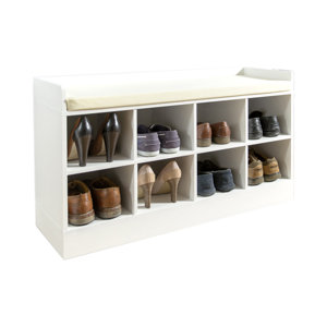 Check price and read more information from trusted store. Garderobenbank Fussen mit Stauraum aus Holz von Hazelwood Home