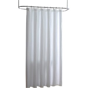 Cotton Waffle Cotton Shower Curtain