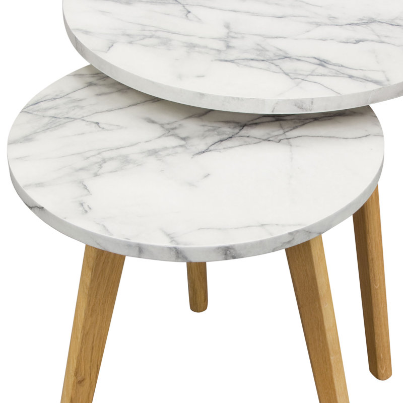 Diamond Sofa Pebble 2 Piece Nesting Table & Reviews Wayfair