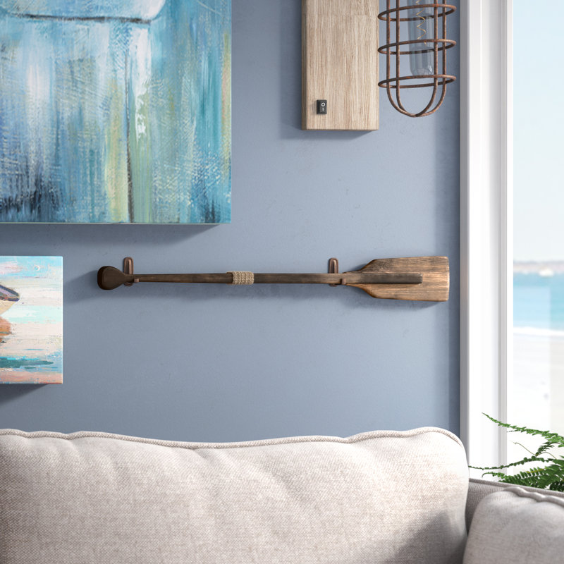 Beachcrest Home Rustic Squared Oar Wall Décor & Reviews Wayfair