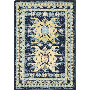 Valley Navy Blue Area Rug