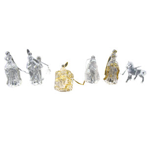 432 Piece Jesus Wise Men. Mary Joseph Nativity Christmas Ornament Set