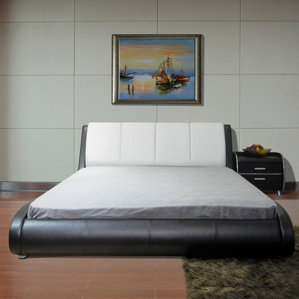Upholstered Platform Bed by Greatime
