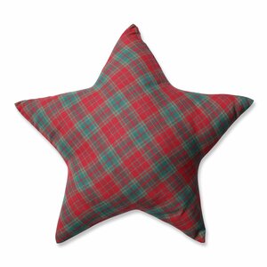 Plaid Star Throw Pillow