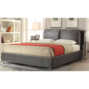Espinoza Fabric Upholstered Platform Bed by Latitude Run