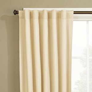 Cotton Duck Window Single Curtain Panel