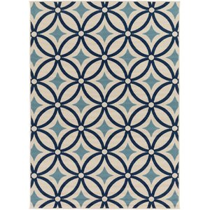 Osage Blue Indoor/Outdoor Area Rug