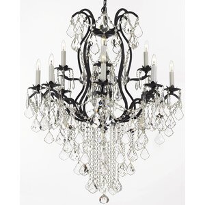 Alvan 12-Light Elegance Crystal Chandelier