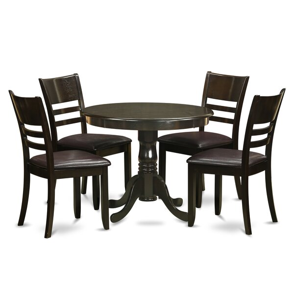 Wooden Importers 5 Piece Dining Set & Reviews | Wayfair