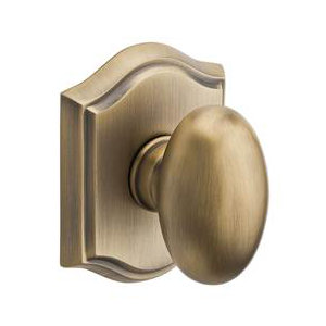 Ellipse Passage Door Knob with Traditional Arch Rose