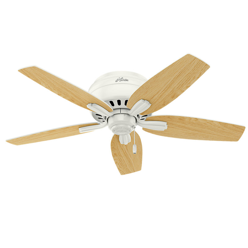 Hunter Fan 42 Newsome Low Profile 5 Blade Ceiling Light Kit 42 Newsome Low Profile 5 Blade Ceiling Fan Light Kit Included