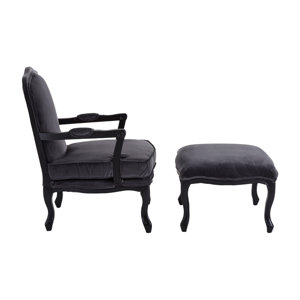 Einzelsessel Rococo mit Hocker von Castleton Home
