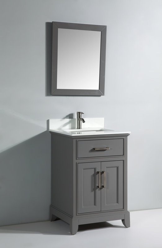 24 Mirrored Bathroom Vanity vanity art 24" single bathroom vanity set with mirror & reviews 24 Mirrored Bathroom Vanity vanity art 24" single bathroom vanity set with mirror & reviews