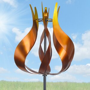Kinetic Tulip Wind Spinner