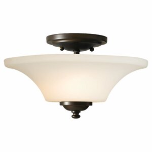 Pompton 2-Light Semi Flush Mount