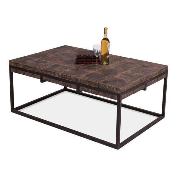 Solid Wood Block Coffee Table Wayfair