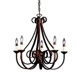 Cayman 5-Light Candle-Style Chandelier