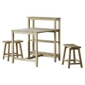 Wilma 3 Piece Pack Dining Set by Union Rustic