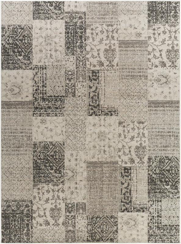 One Allium Way Jerome Charcoal & Beige Area Rug & Reviews Wayfair