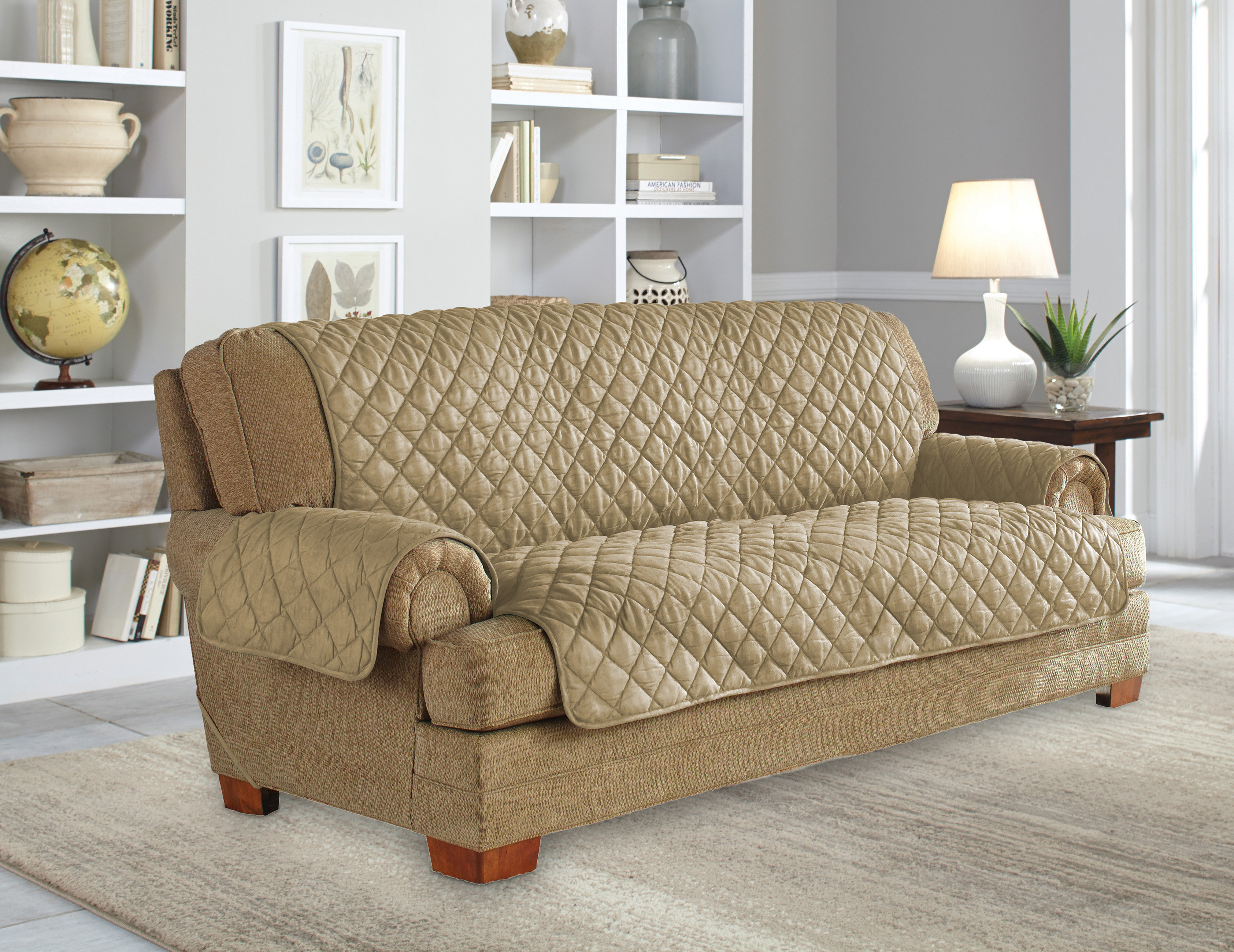 Serta Ultimate Waterproof T Cushion Sofa Slipcover