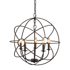 Infinity 5-Light Globe Pendant