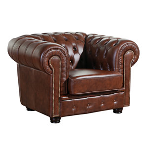 Chesterfield-Sessel Norwin aus Leder von Max Win..