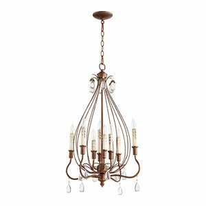 Jaune 8-Light Candle-Style Chandelier