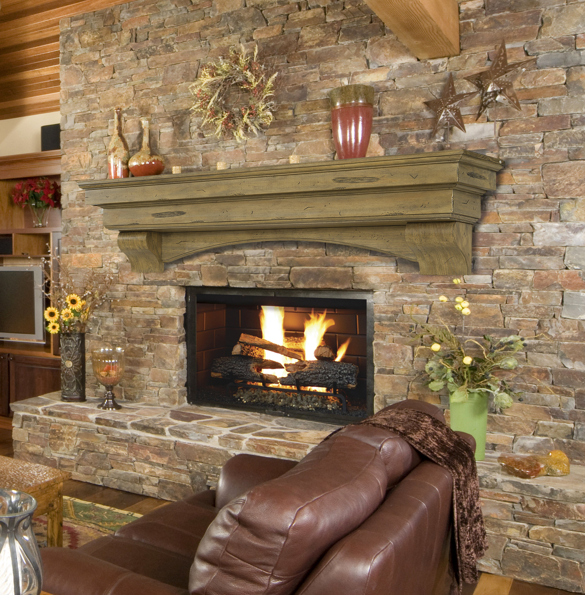 Pearl Mantels Celeste Fireplace Shelf Mantel Reviews Wayfair