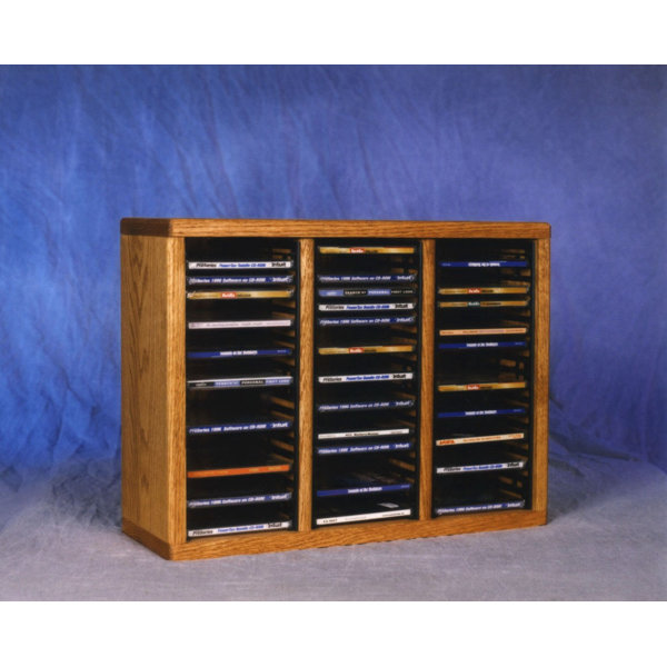 Wood Shed 300 Series 60 CD Multimedia Tabletop Storage Rack & Reviews