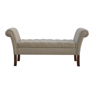 Narrow Hallway Benches Wayfair Ptolemy French Style Hallway Lid Up Upholstered Storage Bench