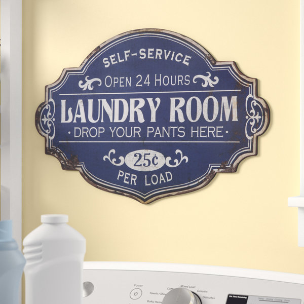 Winston Porter Metal Laundry Room Wall Décor Reviews Wayfair
