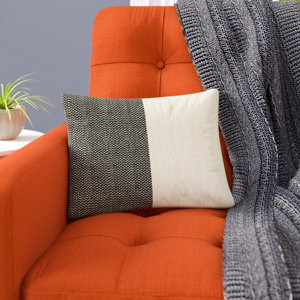 Charisse Spun Threads with a Soulu2122 100% Cotton Lumbar Pillow