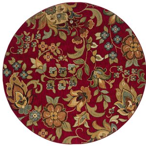 Crossreagh Red Area Rug