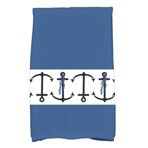 Hancock Anchor Print Hand Towel