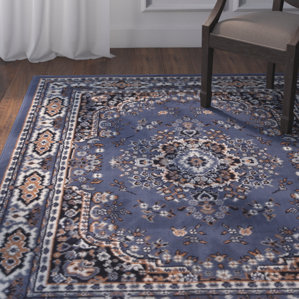 Flat Pile Gender Neutral Area Rugs You Ll Love Wayfair Lilly Country Blue Area Rug