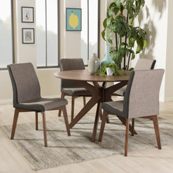 Mid Century Modern Dining Room Tables wholesale interiors kimberly mid-century modern wood round 5 piece Mid Century Modern Dining Room Tables wholesale interiors kimberly mid-century modern wood round 5 piece