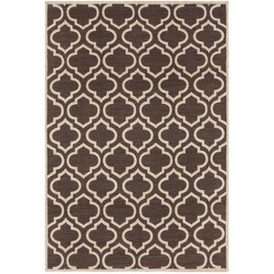 Inwood Hand Woven Black/Beige Area Rug