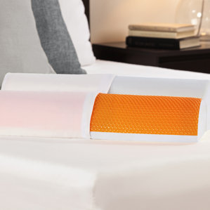 Lifestyle Now Convertible Profile Memory Foam Standard Pillow (Set of 2) by Comfort Revolution