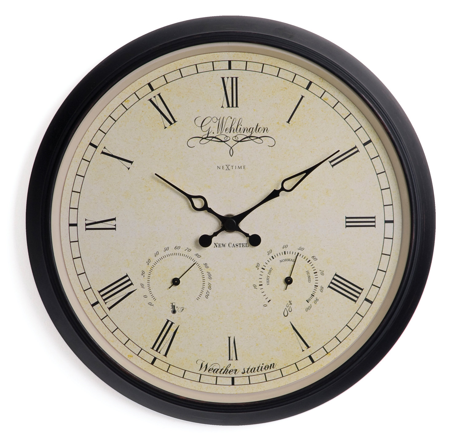 Darby Home Co Weather Station 9 84 Wall Clock Wayfair