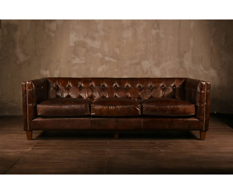 Chesterfield Leather Sofa