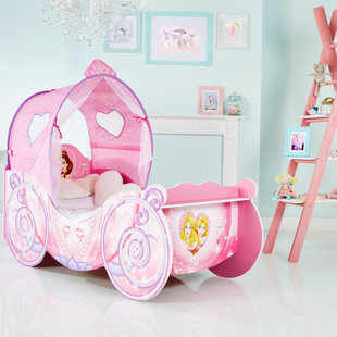 Toddler Beds For Boys S You Ll Love Wayfair Co Uk Disney Princess Carriage Toddler Bed With Light Up Canopy