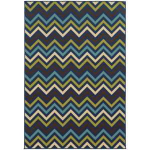 Heath Blue/Green Indoor/Outdoor Area Rug