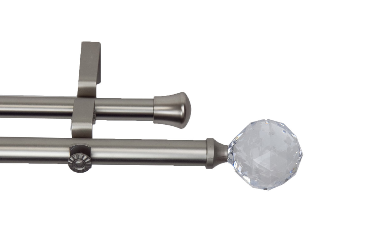 Modern Faceted Double Curtain Rod And Hardware Set. Rod Desyne Modern Faceted Double Curtain Rod And Hardware Set modern faceted double curtain rod and hardware set. rod desyne modern faceted double curtain rod and hardware set