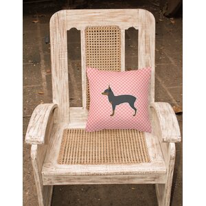 Toy Fox Terrier Indoor/Outdoor Throw Pillow