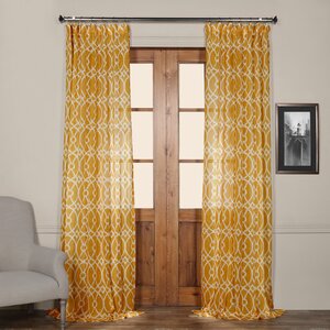 Murray Printed Sheer Polyester Single Panel